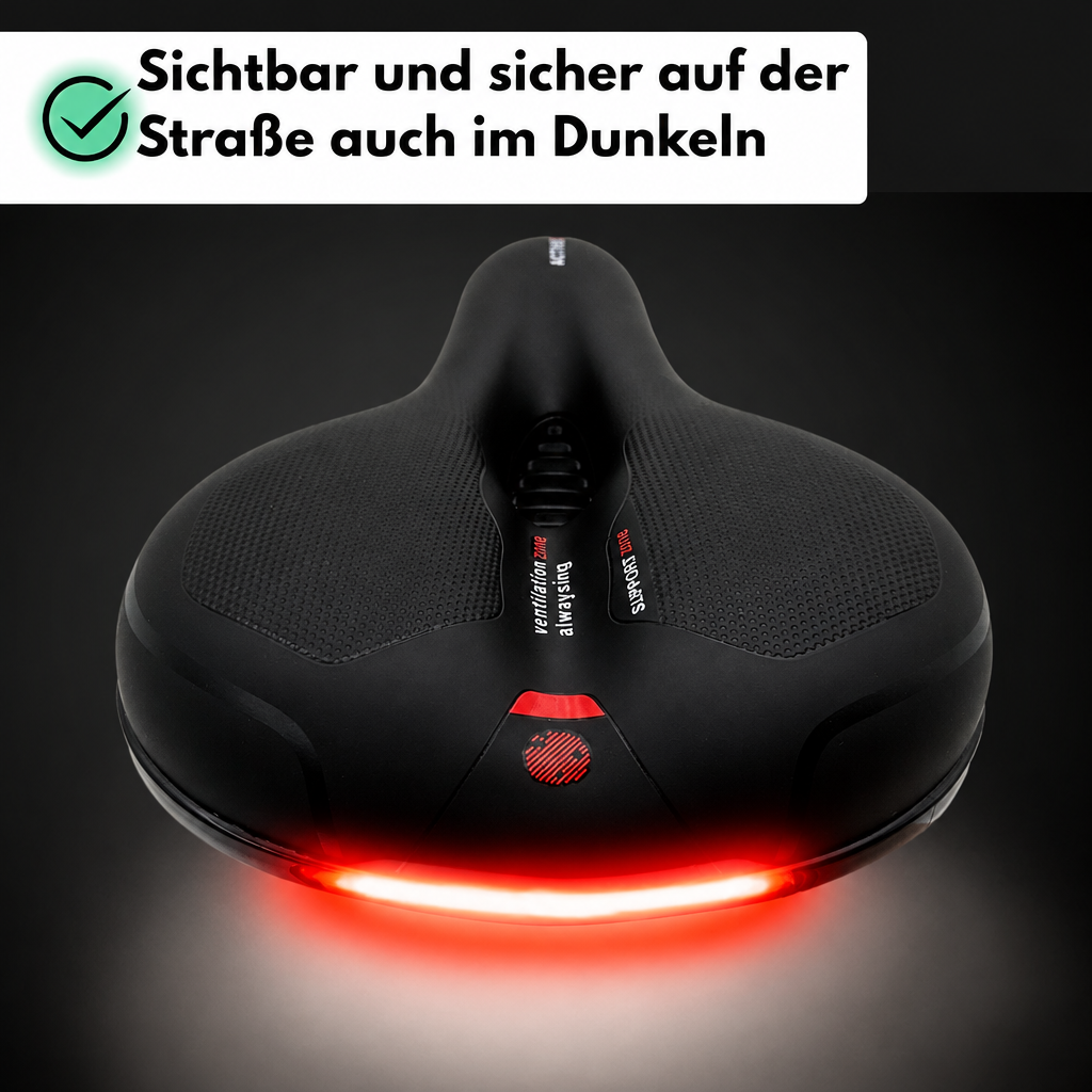 Fahrradsattel | Ergonomischer Komfort | Stoßdämpfendes Design