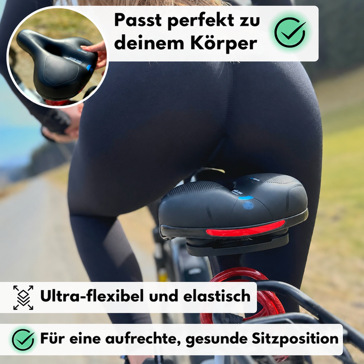 Fahrradsattel | Ergonomischer Komfort | Stoßdämpfendes Design