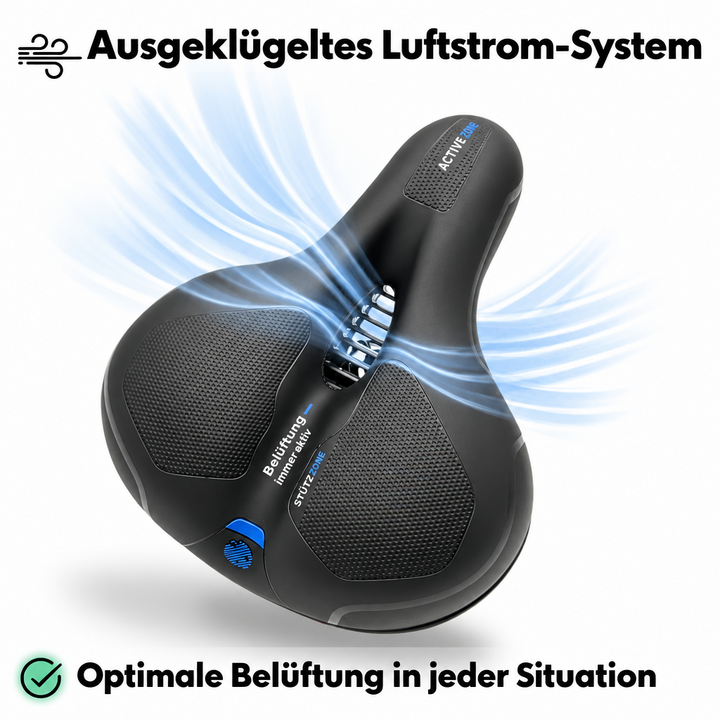 Fahrradsattel | Ergonomischer Komfort | Stoßdämpfendes Design