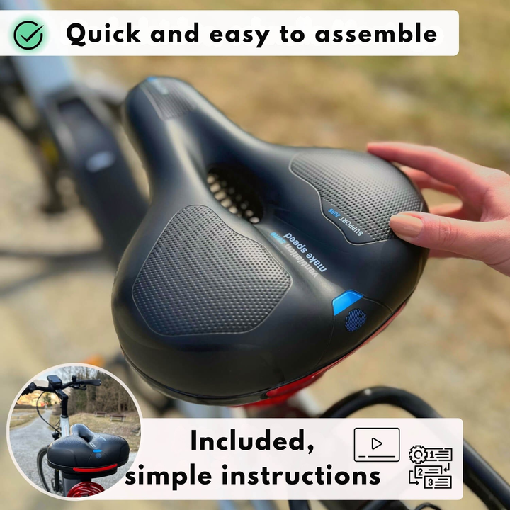Fahrradsattel | Ergonomischer Komfort | Stossdämpfendes Design