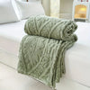 Französische Jacquard Fleece Decke für gemütliche Akzente