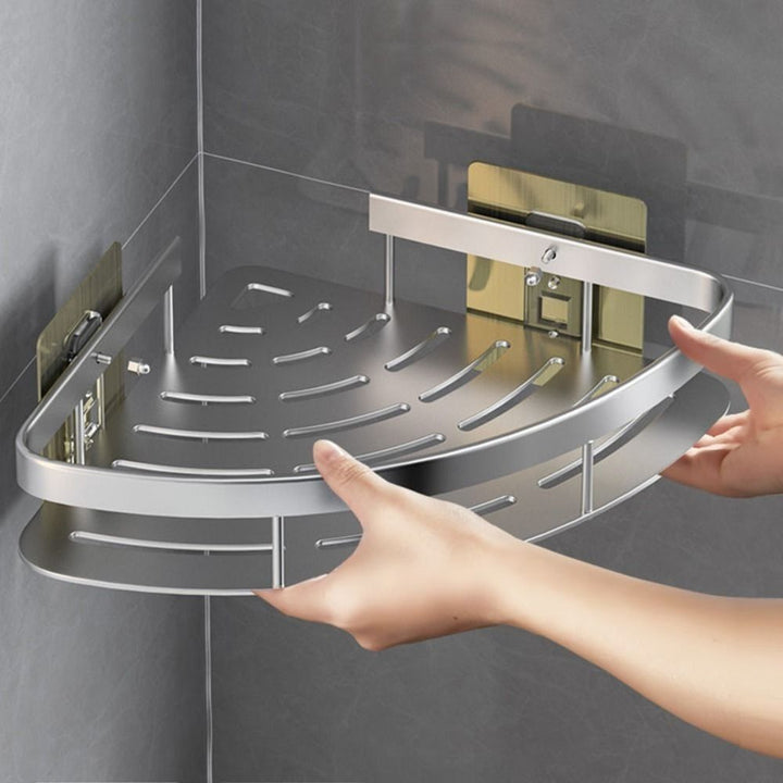 Aluminium-Eckregal für das Badezimmer - Cornerix