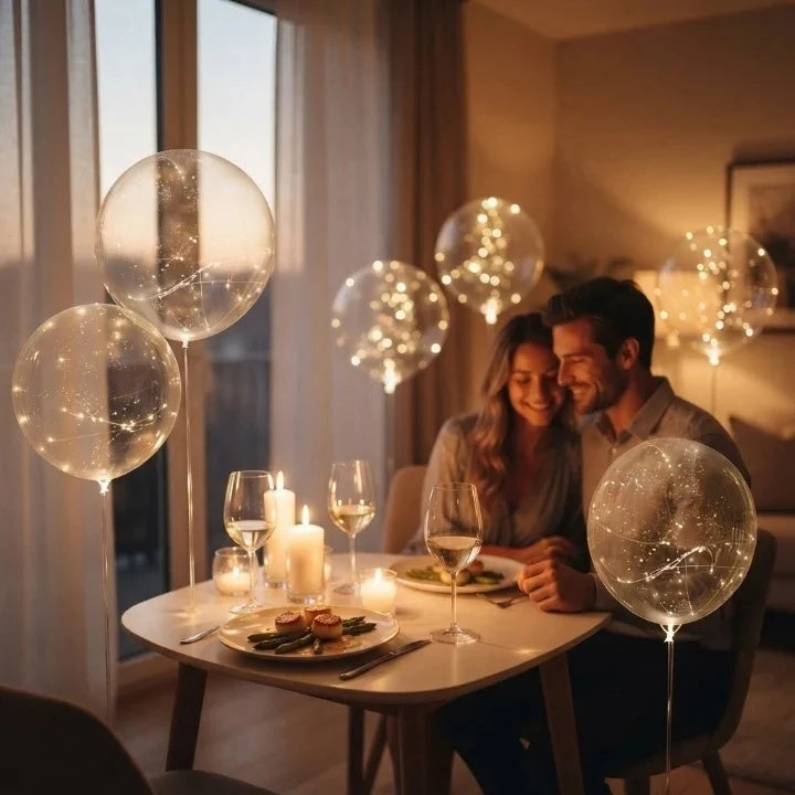 Leuchtballons – Partydeko mit warmem Leuchten | 10er-Set