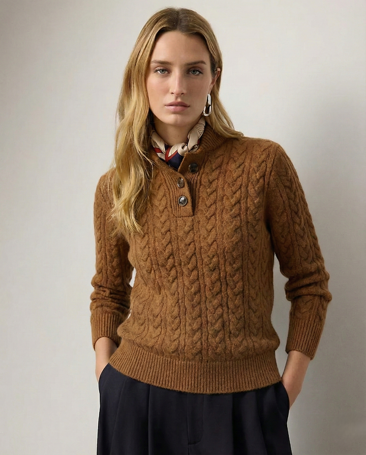 Arden Kaschmir-Cardigan mit Knöpfen