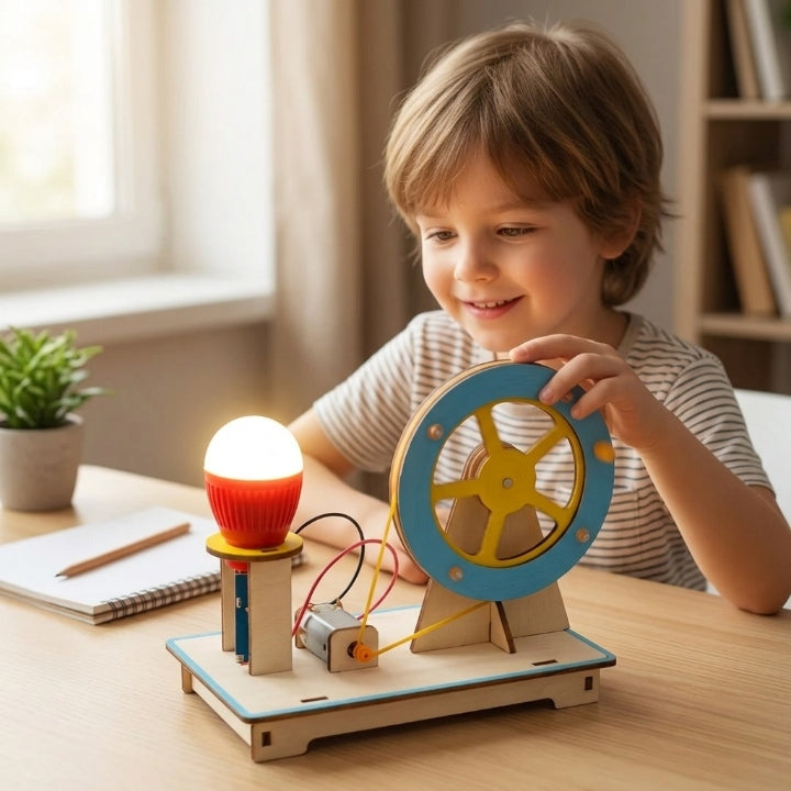 Holz-STEM-Bausatz für Kinder ab 8 Jahren, wählen Sie aus 8 Modellen