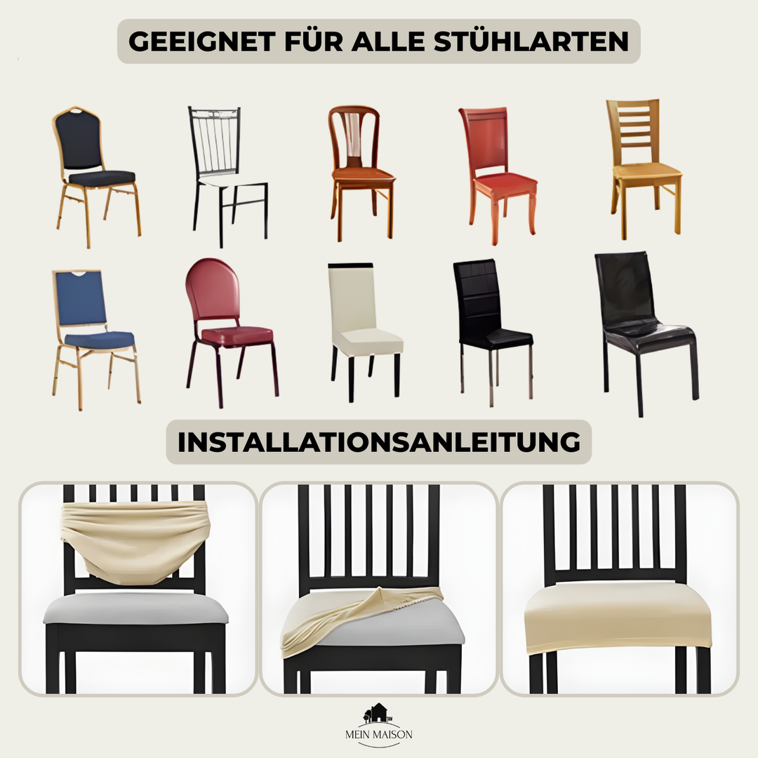 2+2 GRATIS | SilqueShield – Eleganter Schutz für deine Stühle!