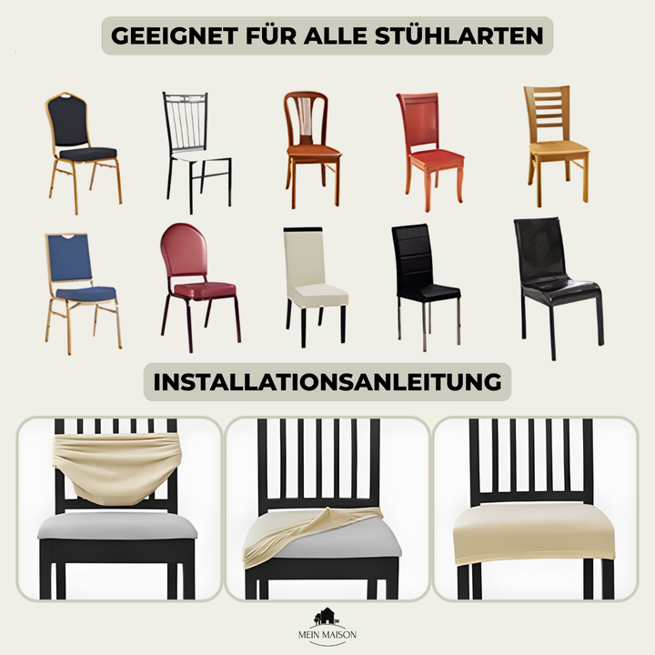 2+2 GRATIS | SilqueShield – Eleganter Schutz für deine Stühle!