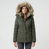Gefütterte Winterjacke mit Kunstfellkapuze - Sheryl