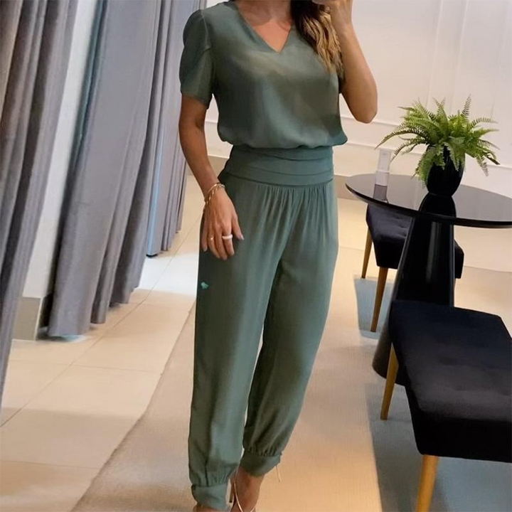 Stilvoller, bedruckter Jumpsuit für Damen