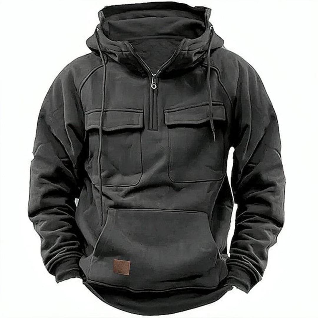 Retro-Motorrad-Hoodie für Herren