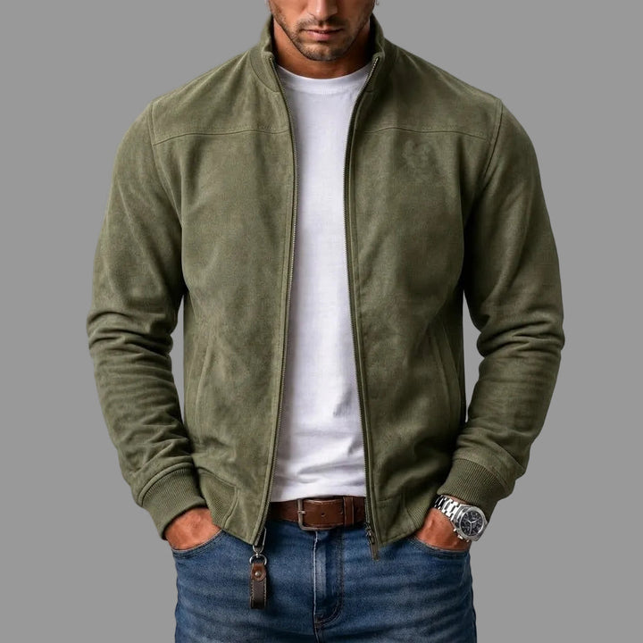Wildleder-Bomberjacke für Herren