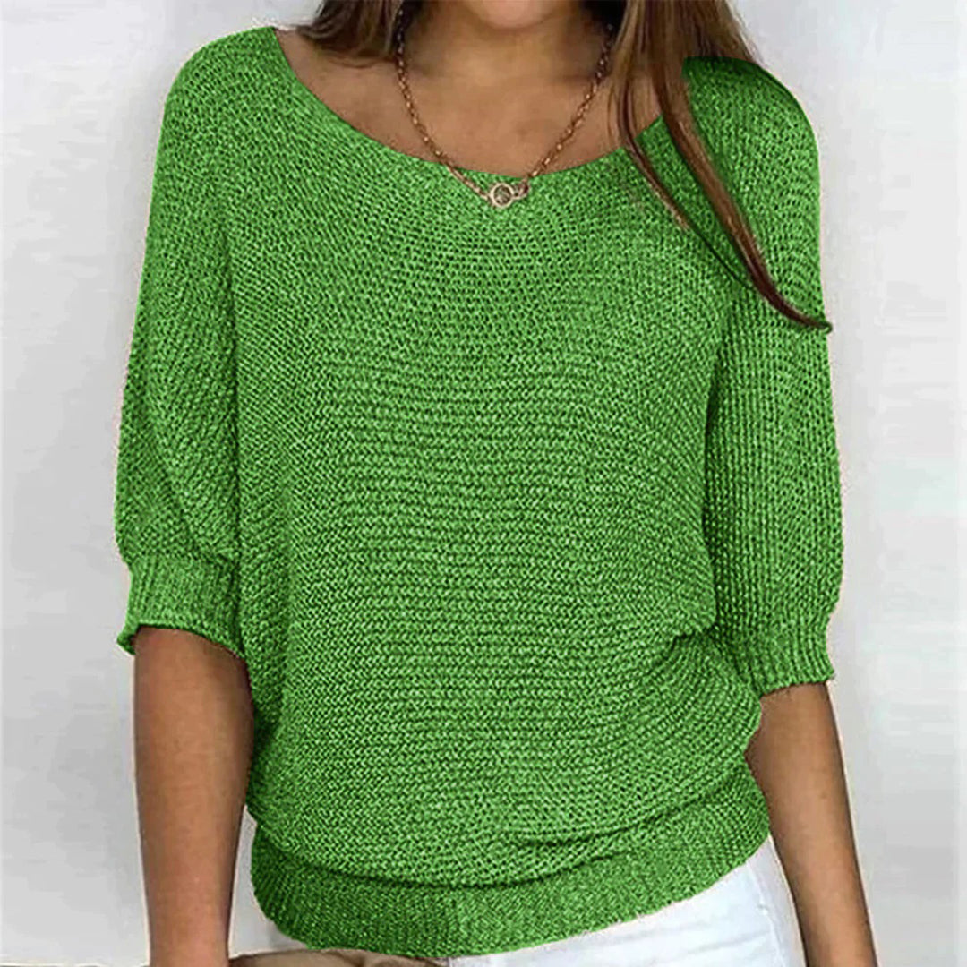 Solider, lässiger Oversize-Pullover für Damen
