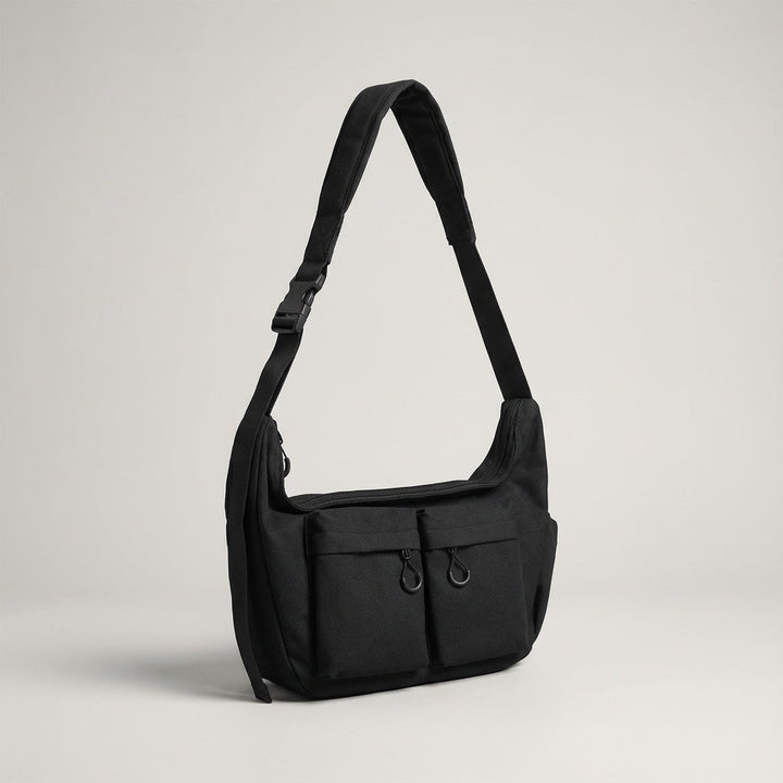 Grosse Canvas-Crossbody-Tasche - UrbanLoom