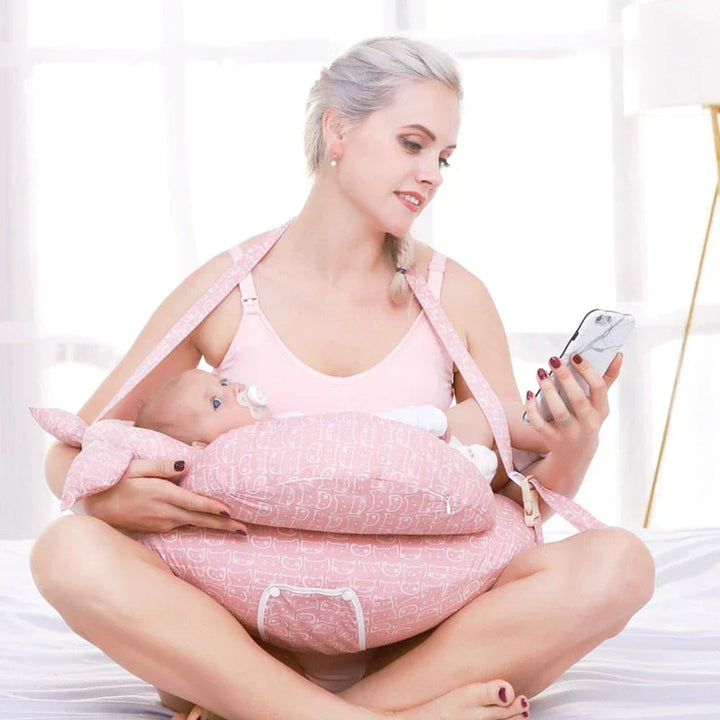 Ergonomisches Stillkissen für Mütter und Babys – MilchMoment