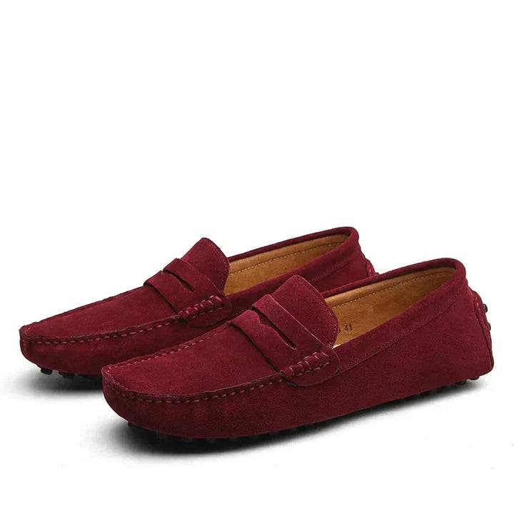 Loafer aus italienischem Wildleder für Herren