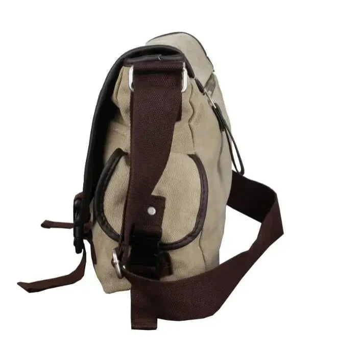 Joris | Canvas 14-Zoll Laptop Schultertasche