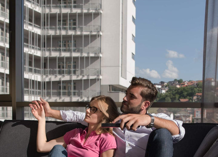 Einweg-Sichtschutzfolie für Fenster