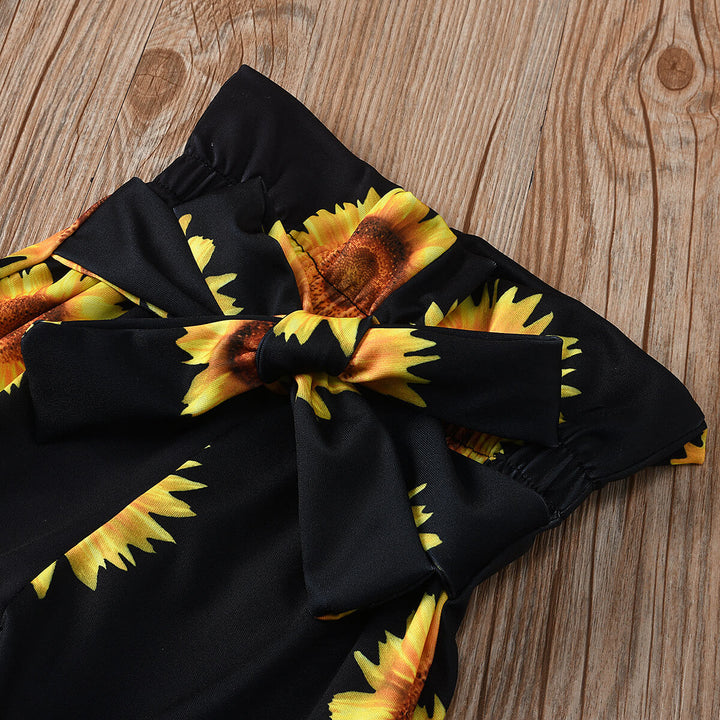 2-teiliges Baby-Outfit mit Sonnenblumenprint – SonnenLächeln