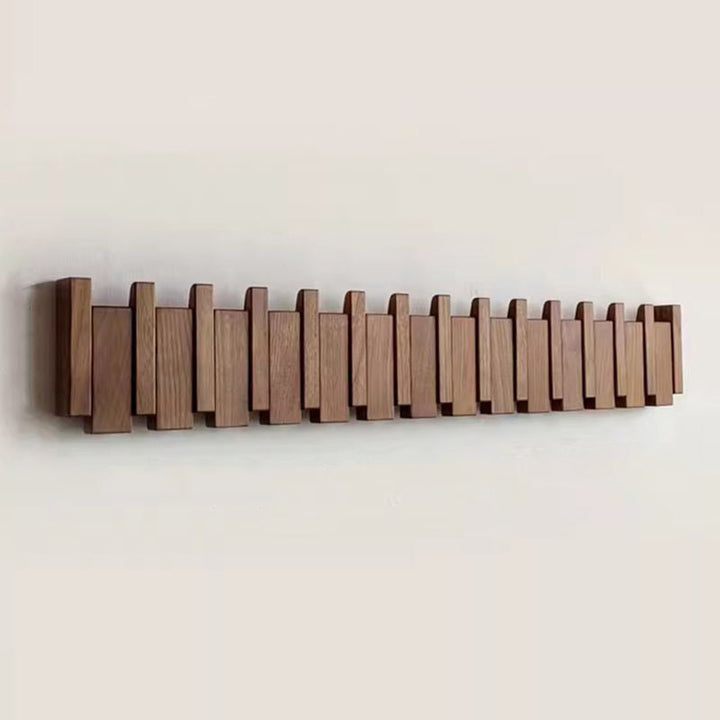 Wandgarderobe aus Holz – klappbare Haken mit minimalistischem Design