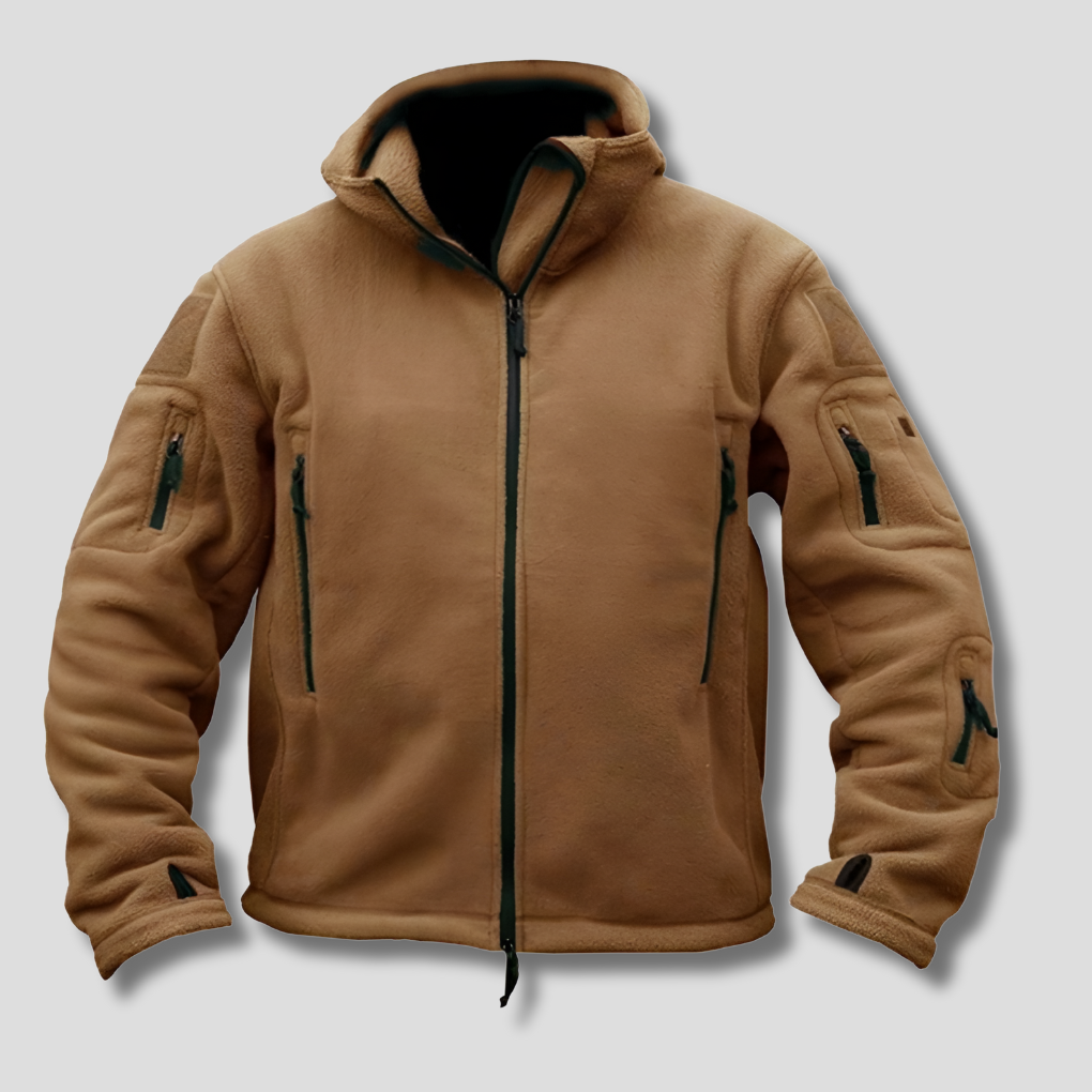 Herren-winddichte Outdoor-Fleecejacke