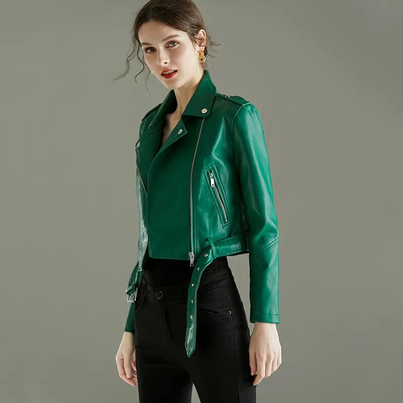 Vegane Lederjacke für Damen – Alivra