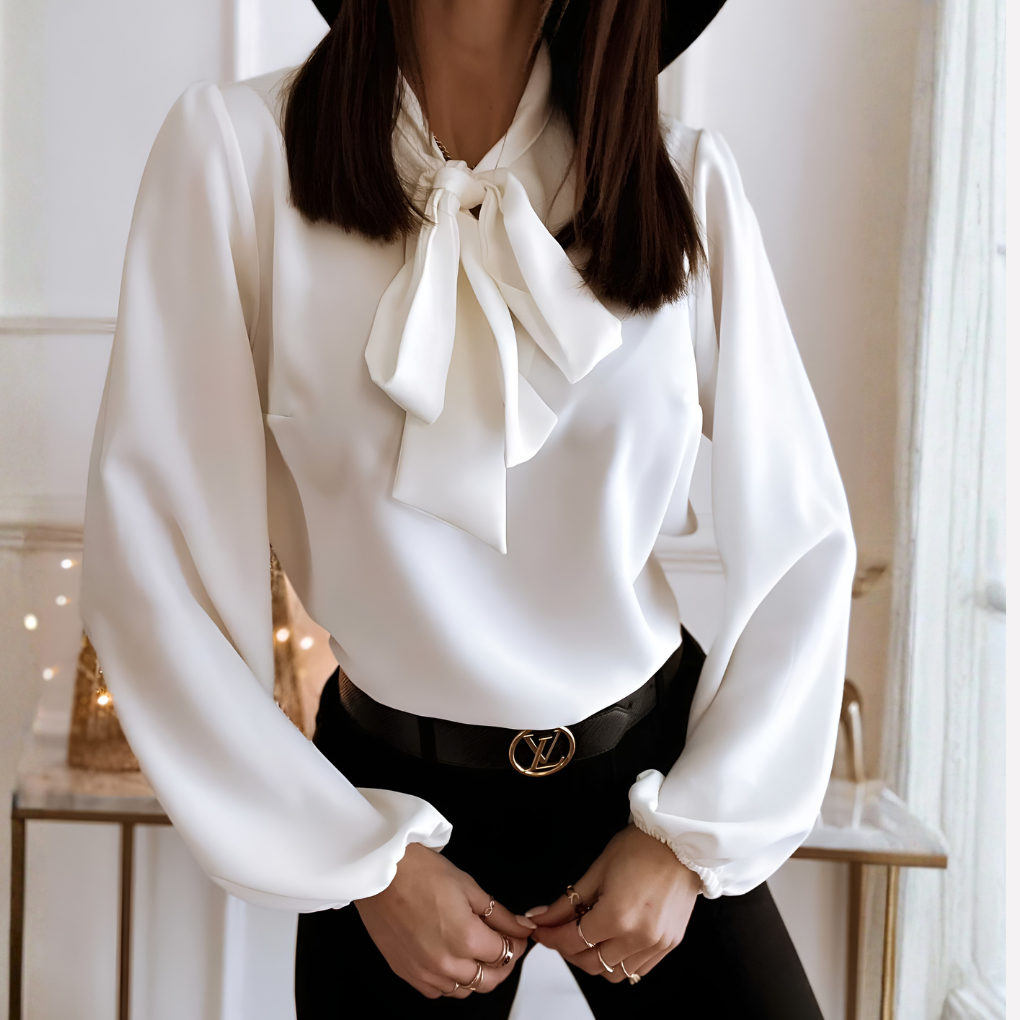 Bluse mit Schleifendetail für Damen