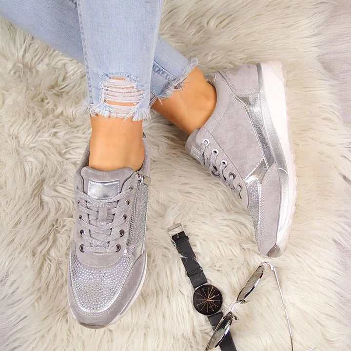 Bequeme Damenschuhe mit Fußgewölbestütze und rutschfester Sohle