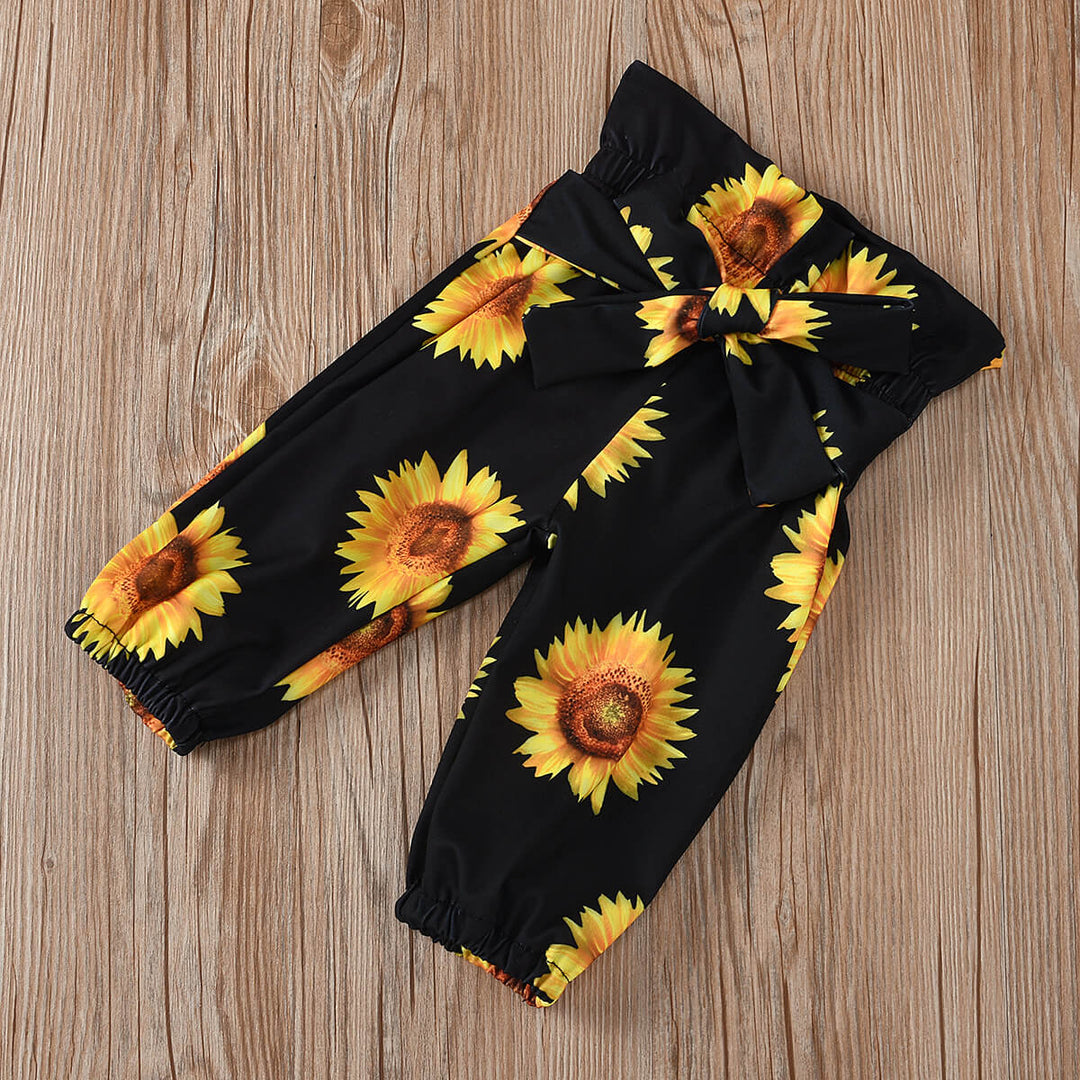 2-teiliges Baby-Outfit mit Sonnenblumenprint – SonnenLächeln
