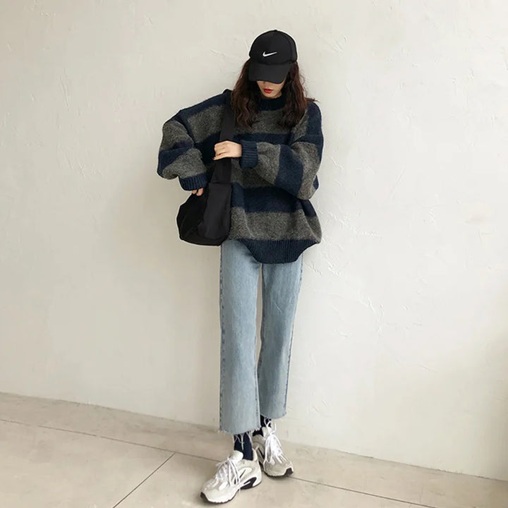 JANE | Oversized Winter Langarmshirt