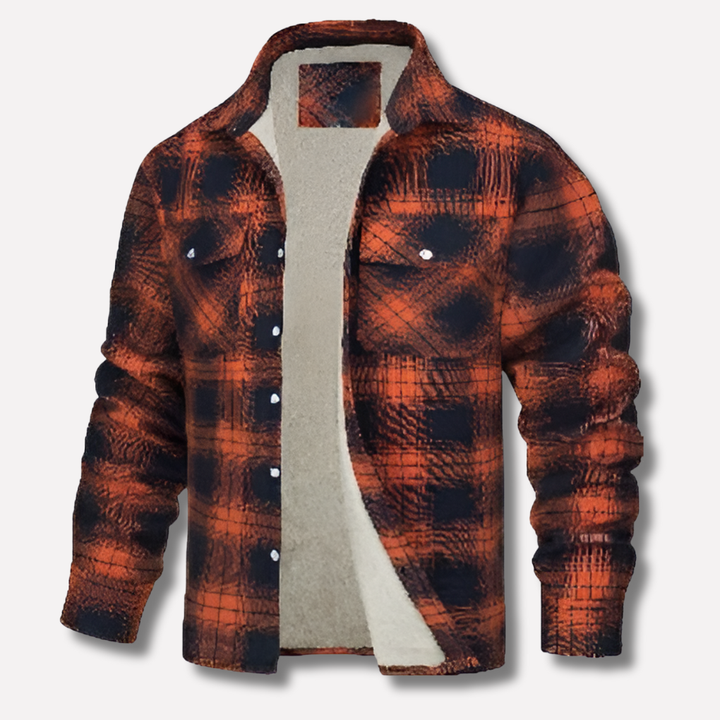 Baumwollhemd mit Karomuster im Lumberjack-Stil