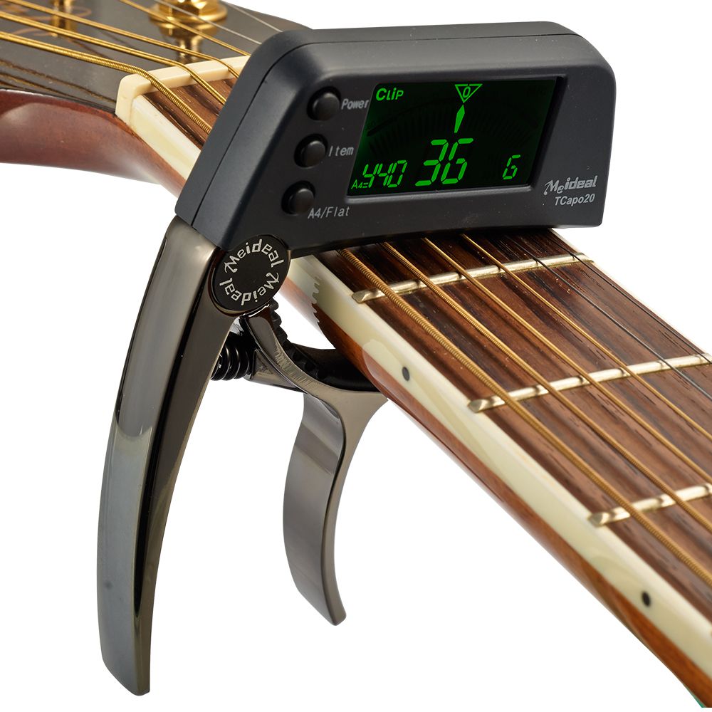 Kapodaster und Stimmgerät 2-in-1 – TuneGrip