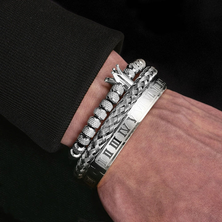 Luxuriöses Herren-Armbandset – Julius