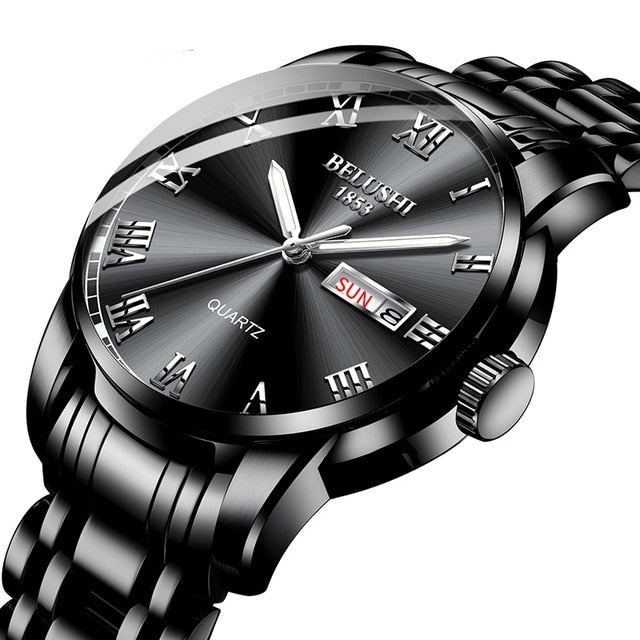 Leuchtende Herrenuhr
