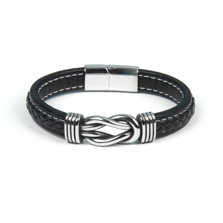 Infinity-Armband | Lederarmband mit Knoten