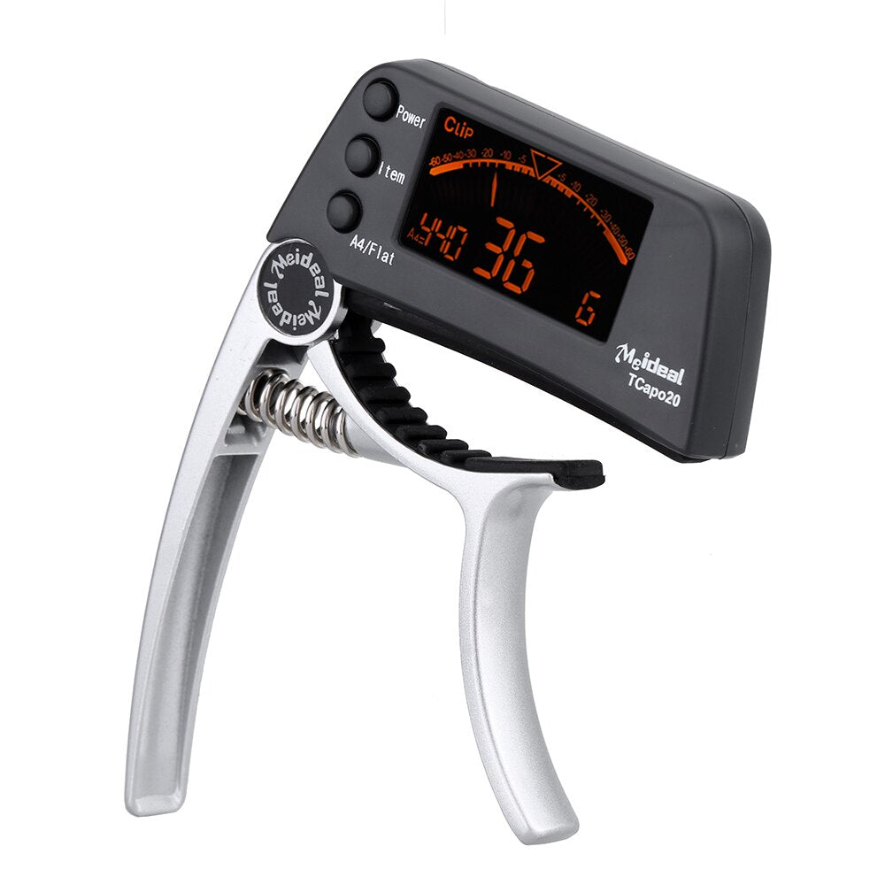 Kapodaster und Stimmgerät 2-in-1 – TuneGrip