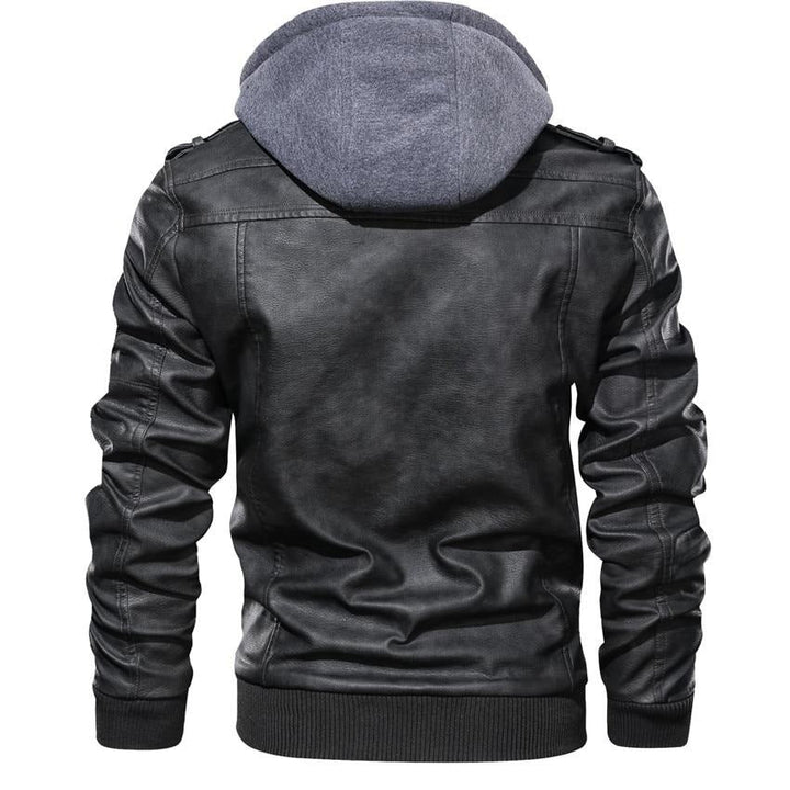 Herren Bikerjacke aus Kunstleder – Dane