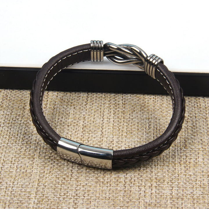 Infinity-Armband | Lederarmband mit Knoten