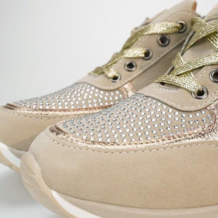 Bequeme Damenschuhe mit Fußgewölbestütze und rutschfester Sohle