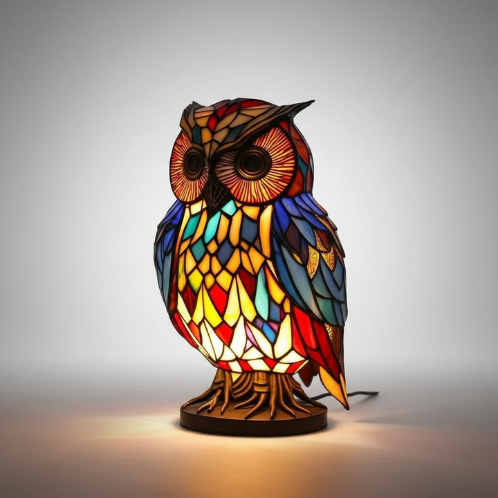 Handgefertigte Mosaiklampe Tierkopf – GleamPaw
