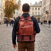 Handgefertigter Rindsleder-Rucksack – Vintora