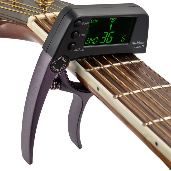 Kapodaster und Stimmgerät 2-in-1 – TuneGrip