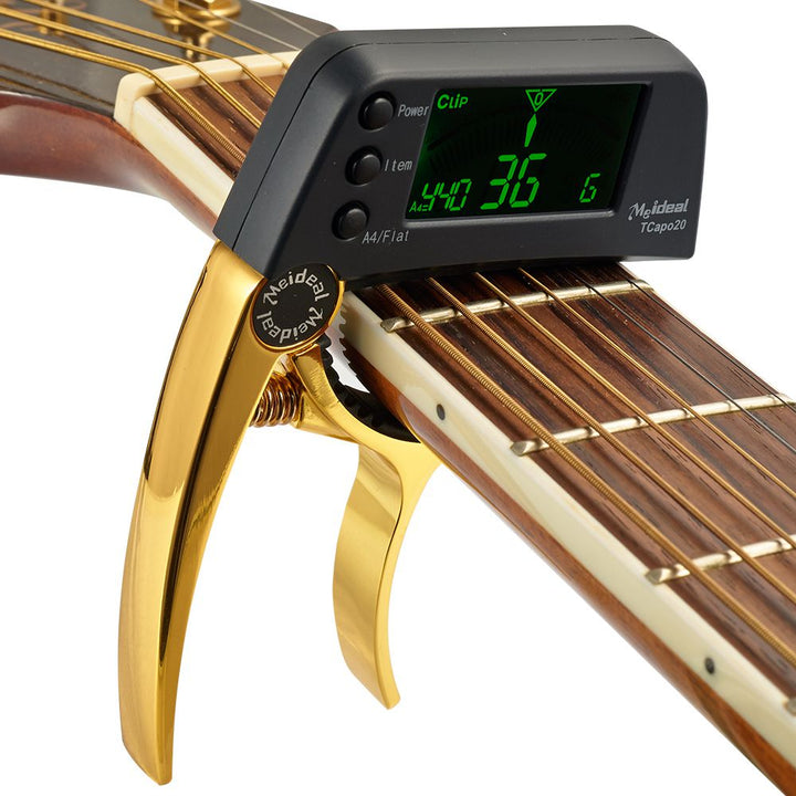 Kapodaster und Stimmgerät 2-in-1 – TuneGrip
