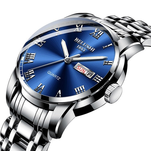 Leuchtende Herrenuhr