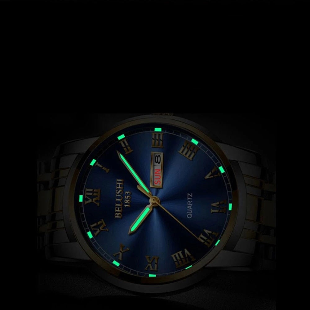 Leuchtende Herrenuhr