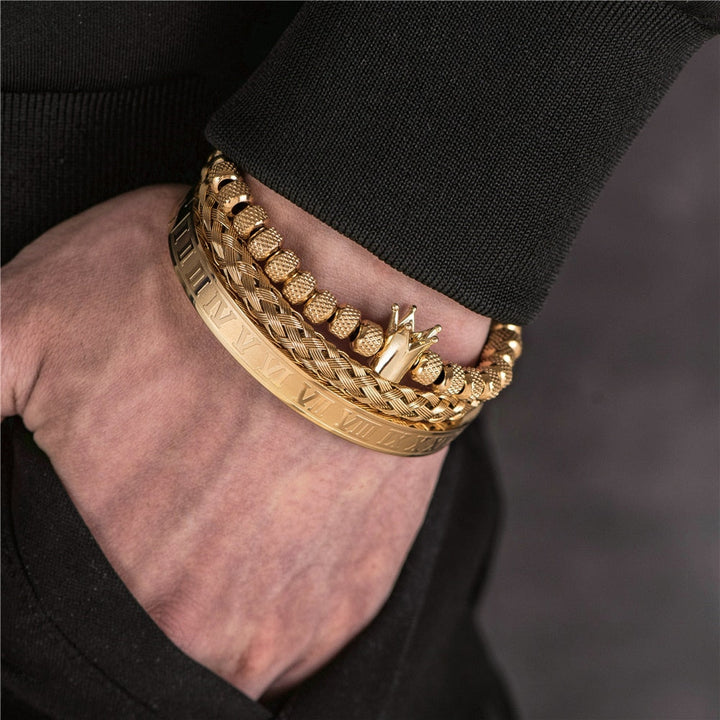 Luxuriöses Herren-Armbandset – Julius