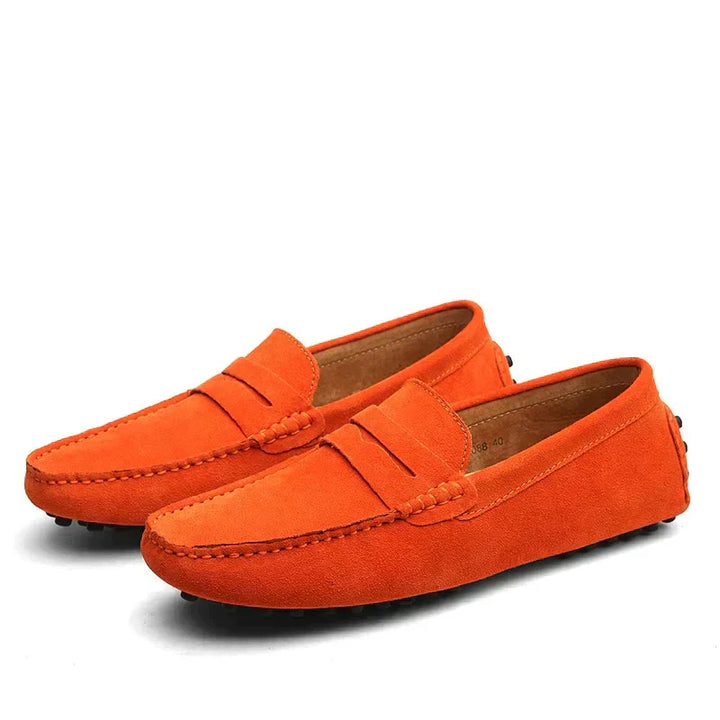Loafer aus italienischem Wildleder für Herren
