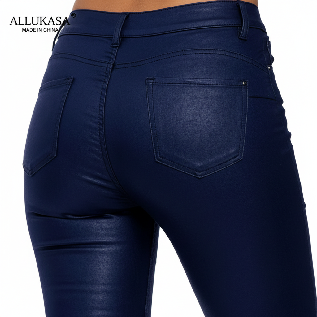 High-Waist-Lederhose - Emilia