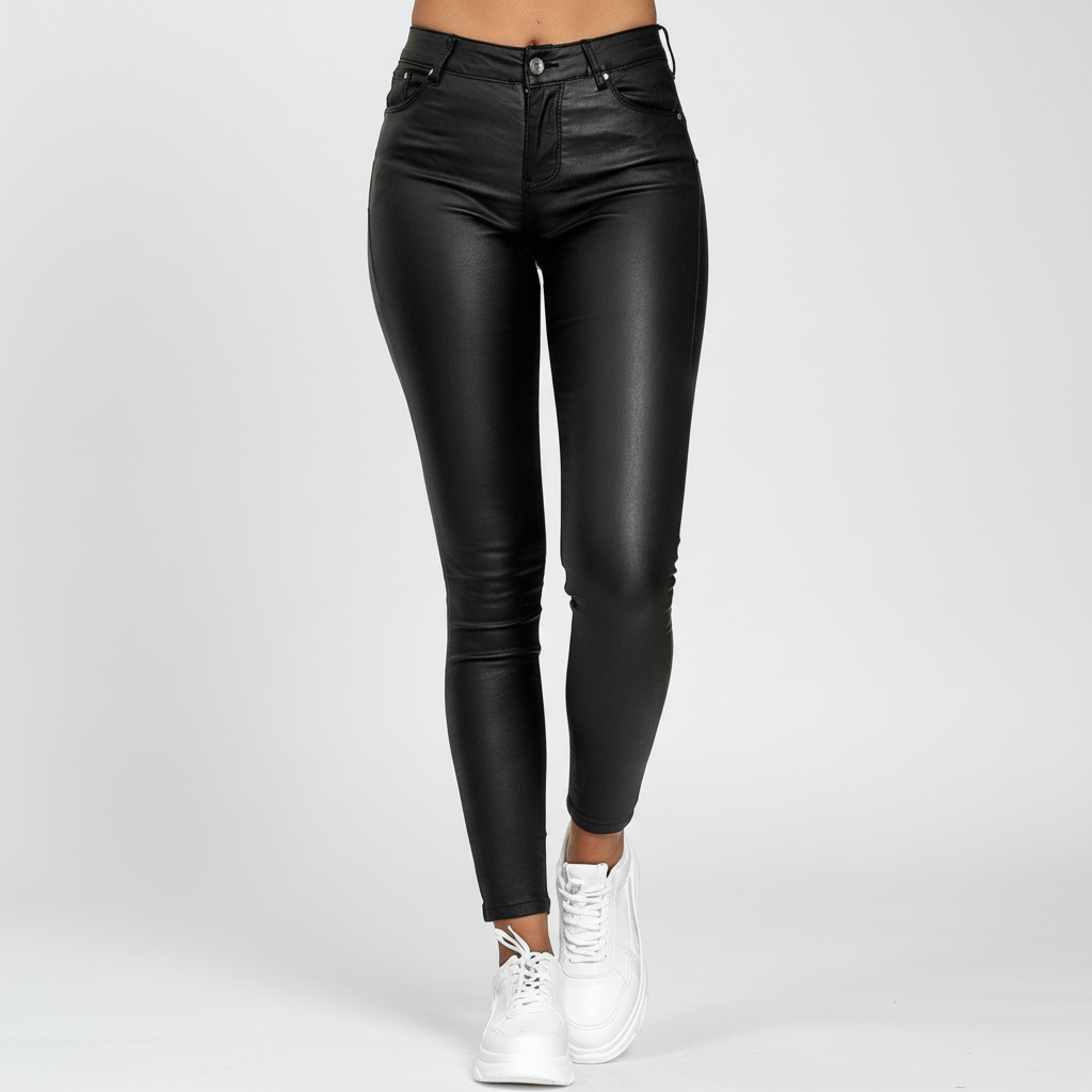 High-Waist-Lederhose - Emilia