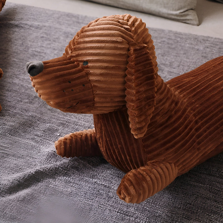 Ergonomisches Plüsch-Dackelkissen – DaxiRest