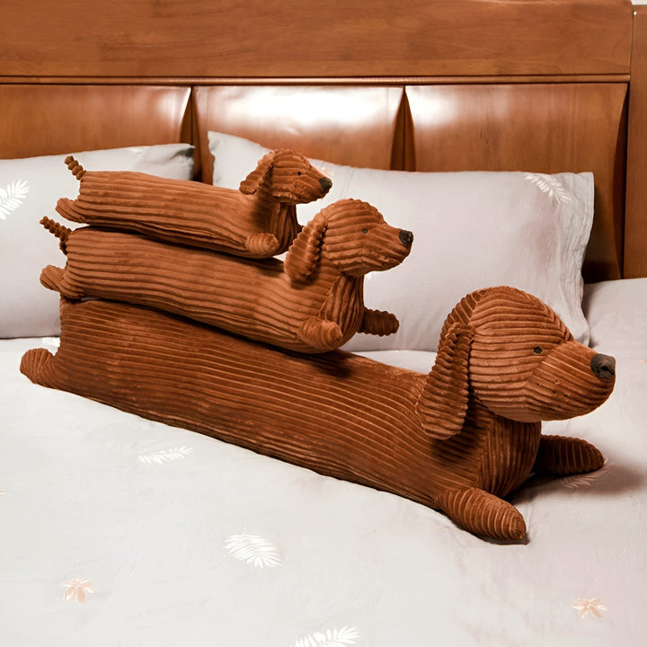 Ergonomisches Plüsch-Dackelkissen – DaxiRest